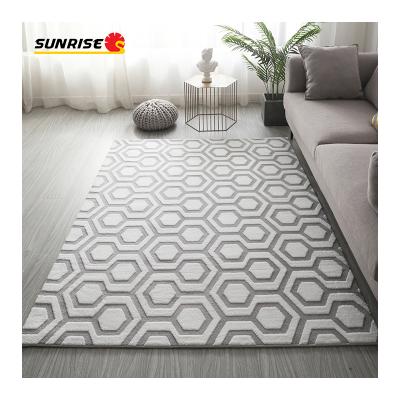 China Microfiber Jacquard Design Area Rug Cushioned Hot Selling Soft Blanket For Living Room Bedroom Home Decor for sale