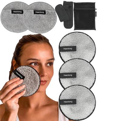 China Ultra Soft Water Cleansing Washable Reusable Microfiber Face Skin Cleanser To Make Up Makeup Remover Pads Sponge for sale