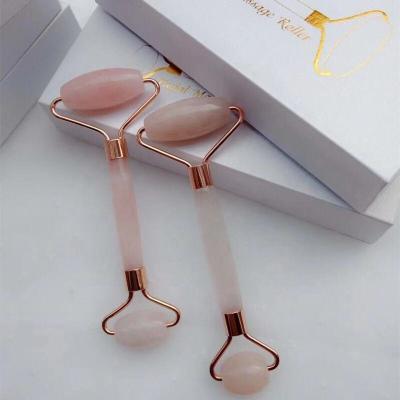 China 2021 face lift shape hot sale jade available on both sides massage facial roller for sale