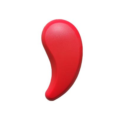 China Cushion Hair Salon Fashion Personality Safety Hairbrush Travel Red Micro Hair Brush for sale