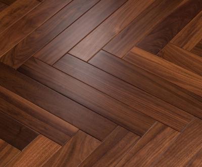 China Traditional American Walnut Hardwood Herringbone Flooring for sale