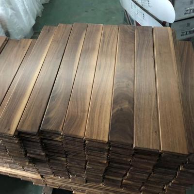 China Modern American Walnut Hardwood Click Lock Herringbone Flooring for sale