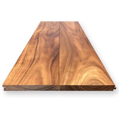 China Traditional Mixed Size Hand Scuffed Short Sheet Acacia Walnut Hardwood Flooring for sale