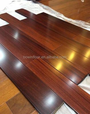 China Hardwood Flooring Traditional Solid Teak Timber Iroko Wood Indoor Flooring for sale