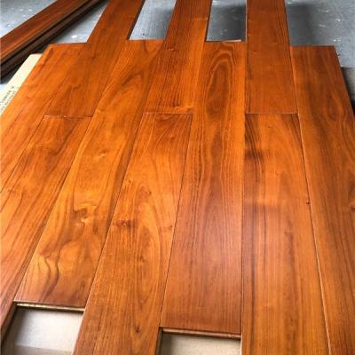 China Indoor Teak Color T&G Robinia Hardwood Flooring For India Wood Flooring for sale