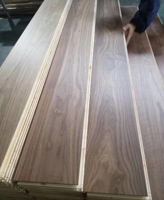 China Black Walnut Wide Plank American Walnut Engineered Flooring 1900x 190 x 15/3 mm for sale