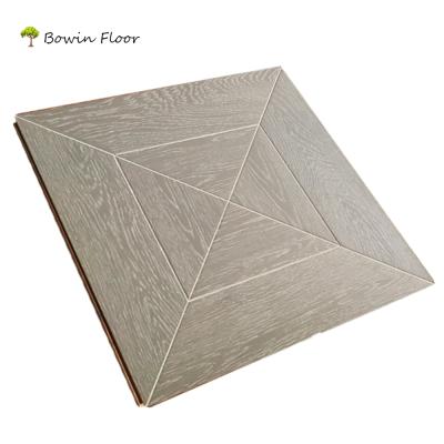 China Factory Price Modern Engineered White Oak Art Flooring for sale