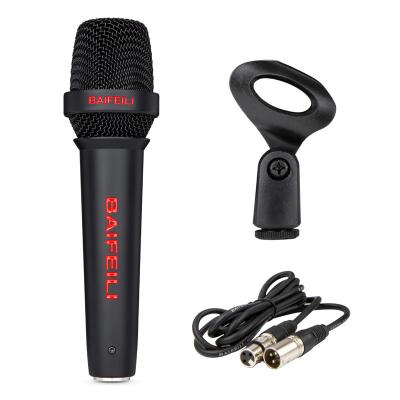 China BAIFEILI BF109 economical professional microphone Singing desk condenser microphone new for computer MIC studio for sale