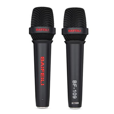 China Economic BAIFEILI BF109 studio recording live broadcast singing professional condenser microphone for sale