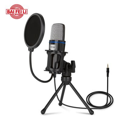 China BAIFEILI T112 Economical Usb Multifunctional Professional Condenser Microphone With Small Tripod For Wholesales for sale