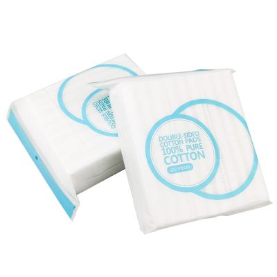 China Five-Layer Makeup Remover Cotton Pad Square Disposable Facial Cleansing Detachable Lint-Free Cotton Pads for sale