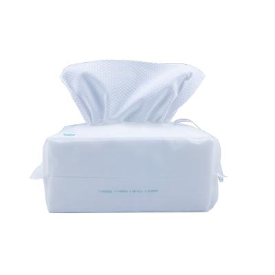 China Soft and Comfortable Pure Dry and Wet Dual-Use Non-woven Fabric Cotton Disposable Face Towel for sale