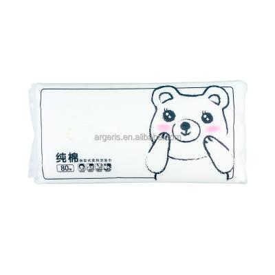 China Nature Soft Cotton Face Towel Disposable Pure Cotton Washing Hypoallergenic Customized Cleansing Facial Towels for sale