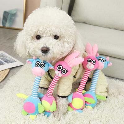 China Wholesale Viable Cotton Pet Product Soft Animals Shape Catnip Funny Even Cat Squeaky Plush Chew Toy à venda