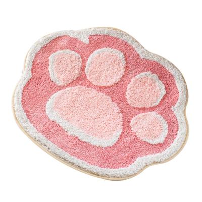 China Custom Cute Round Plush Play Mat Kids Room Soft Cozy Baby Kids Rug Cozy for sale