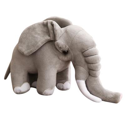 China Wholesale Custom Short Stuffed Elephant Plush Toy Baby Plush Fabric Sleep Pillow Eco-Friendly Material for sale