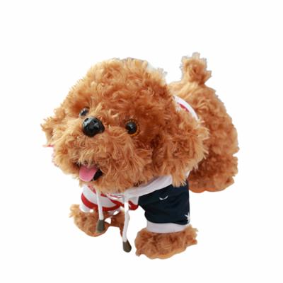 China Wholesale hot sale eco-friendly material plush stuffed toy plush teddy bear dog with good price brown plush dog for valentine /birthday gift for sale