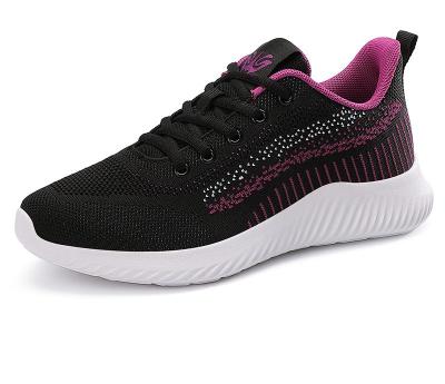 China Anti-skid Women's Casual Shoes Mesh Breathable Lightweight Fashion Walking Style Shoes Sports Sneakers for sale