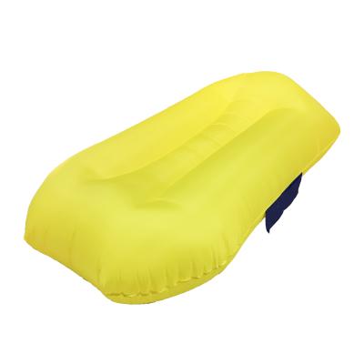 China 2022 Polyester Hybrid Type Colorful Waterproof Inflatable Air Camping Sofa Bed Outdoor 210D Spring for sale