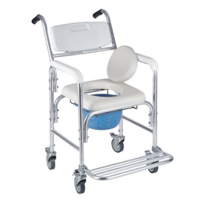 China China Supplier Aluminum Frame Cheap Price Lightweight Toilet Commode Chair For Handicapped And Elderly for sale