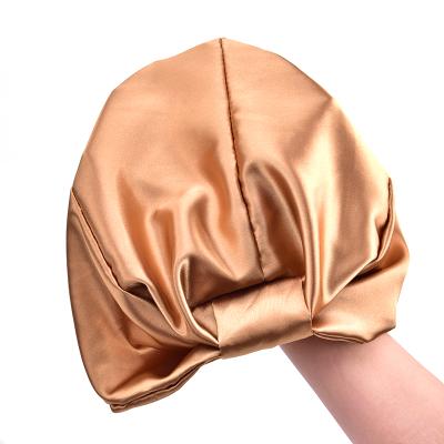 China Smart Casual Breathable Silk Hair Covers Silky Touch Night Sleeping Hair Hats for sale