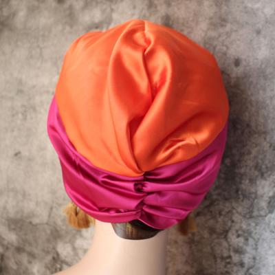 China Care For Sleep Smart Casual Hair Cap 100% Silk Materials For Scalp And Hair for sale