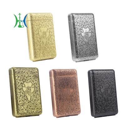 China Metal Vintage Hand-carved Cigarette Holder Suitable For 14 People Cigarette Holder Cigarette Holder Stand Smoking Tool for sale