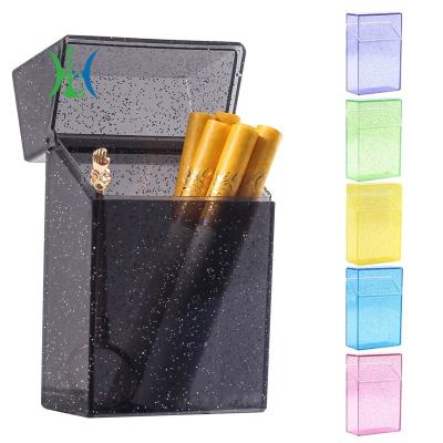 China Portable Cigarette Holder Cigarette Holder Engineering Plastic Solid Plastics Shining Clear Cigarette Holder Box Halloween Gift For Women for sale