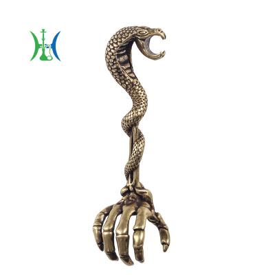 China Brass Ring Holder Cobra Head Ladies Brass Cigarette Holder Men's Cigarette Holder for sale