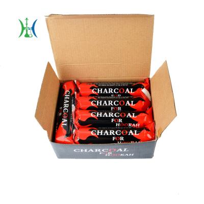 China 10rolls/100pcs Natural Shisha Charcoal Al Charcoal 33mm Fully Burning Light Charcoal Quickly For Hookah Shisha Chicha Sheesha for sale