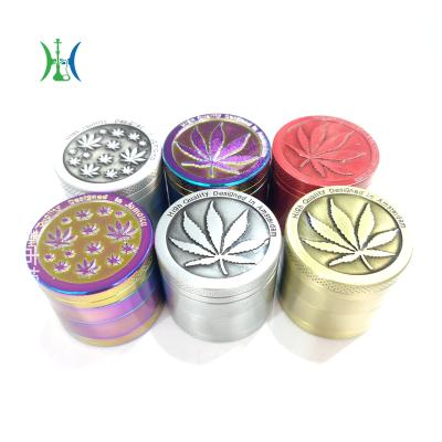 China Stored Cigarette Leaf Cigarette Grinder 40mm4 Four-Layer Metal Small Model Zinc Alloy Leaf Zinc Alloy Manual Grinder for sale