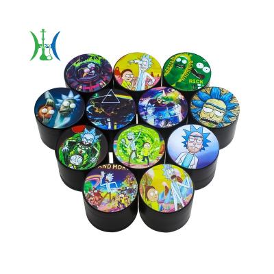 China Metal 50MM Herb Grinder Zinc Alloy Spice Weed 4 Layer Tobacco Grinder for sale