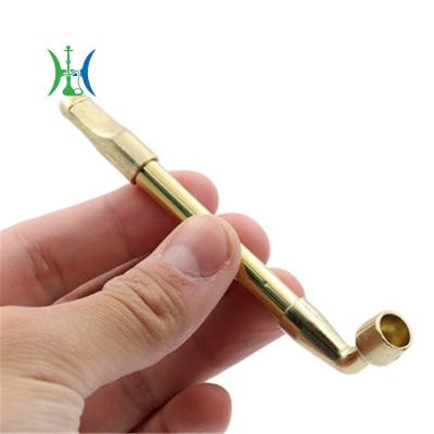 China Creative Glass Accessories Mini Portable Vintage Mini Retro Metal Hookah Hookah Pipe Pipe for sale