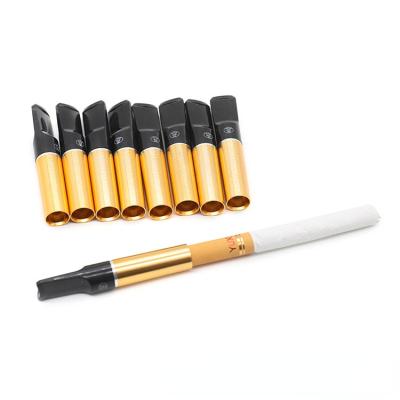 China Wholesale Sharp Tip Dismountable Cigarette Holder Environmental Friendly Mini Metal Cigarette Holder for sale