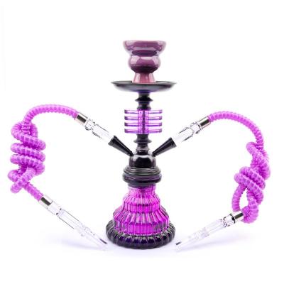 China Factory Customized Acrylic Hookah Set Accessories Single Arabic Glass Hookah Tube Small Double 4 Layers Acrylic for sale