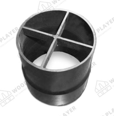 China Woodworking Machine Parts  WPEA-100  BLACK PLASTIC CROSS ADAPTOR FOR 100MM OUTLET for sale