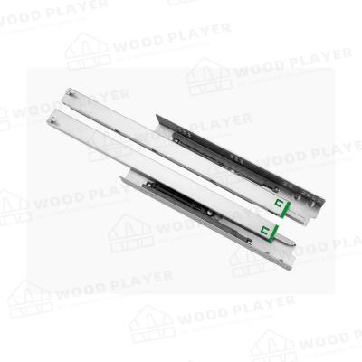 China WPFA- 16mmA 3-Fold concealed Drawer Slide Concealed Ball Bearing Soft Close Drawer Slide for Metal Box for sale