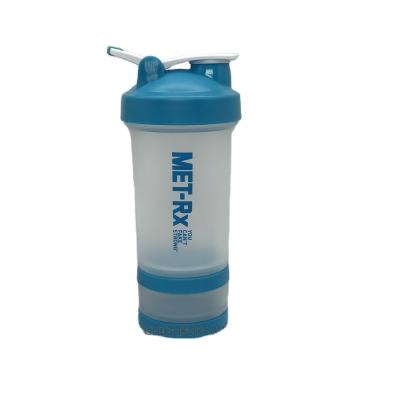 China Sustainable Sports 500ML Plastic Bottles Custom Protein Shaker For GYM for sale