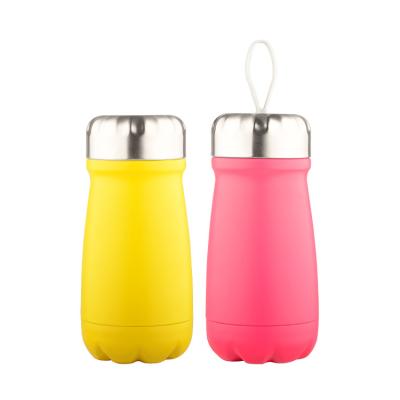 China Sustainable 350ml Vacuum Insulated Double Wall Bling Sealed Stainless Steel Tumbler Water Bottle With Lid for sale