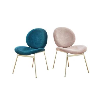 China High Quality Cozy Comfortable Soft Fabric Sponge Cushion Material Stainless Steel Living Room Chair à venda