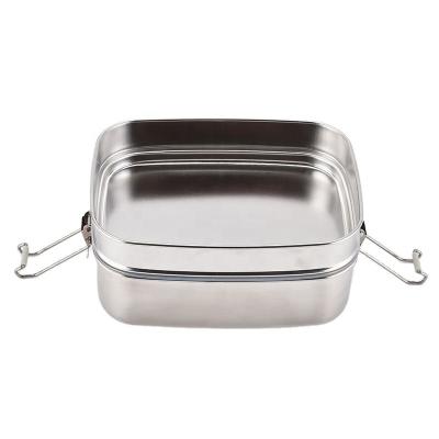 China All Japanese style bento lunch boxes that are new great and portable are made of 304 grade stainless steel for canteens and restaura for sale