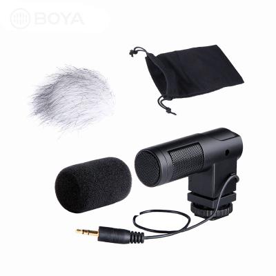 China Dslr Condenser MIC BOYA BY-V01 Interview Mic Microphone For DSLR for sale