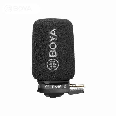 China BY-DM100 BOYA BY-A7H TRRS 3.5mm Plug&Play Microphone for Video Recording Vlogging for sale