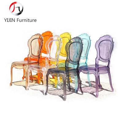 China Modern Polycarbonate Acryl Chair Adult Princess For Wedding for sale