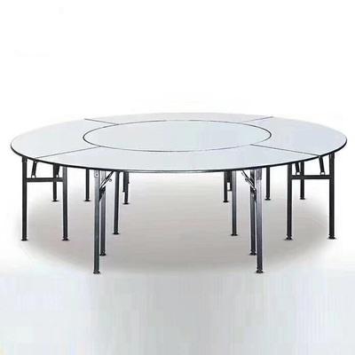 China (Height)Adjustable Hotel Banquet Use Combined 1+4 PVC Assembly Round Dining Table for sale