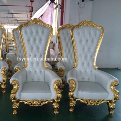 China China Factory Direct Sale Modern Luxury Royal Wedding Throne King Chairs For Sale for sale