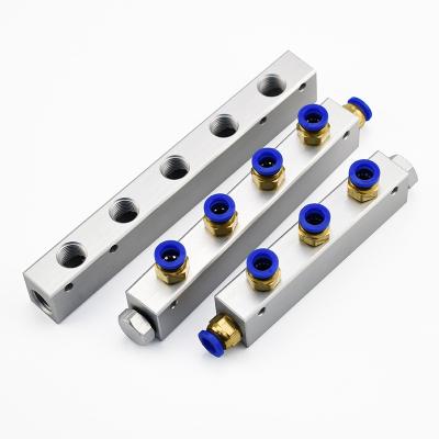 China Connect Coulper Quick Hydraulic Center Low Price Manifold Valve Or Block For Hydraulic Power Pack With Brass Quick Coupler for sale