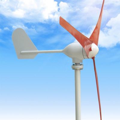 China Small fiber 12v 24v 48v power 400w 500w 600w 3 nylon blades wind turbine generator for home use for sale