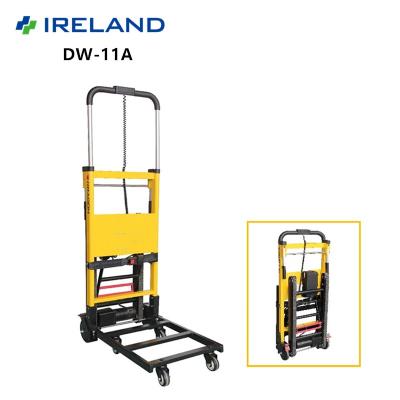 China Convenience aluminum alloy foldable heavy duty electric high building used stair climbing hand truck for sale for sale