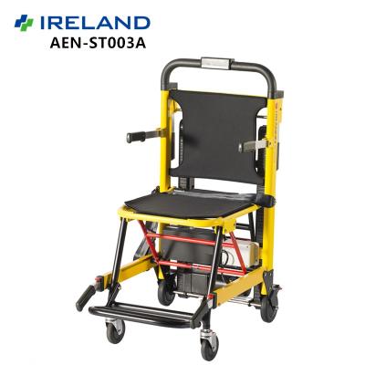 China Hospital Emergency Rescue Through Stairs Folding Electric Stair Climbing Wheelchair 123*51*100/160cm for sale